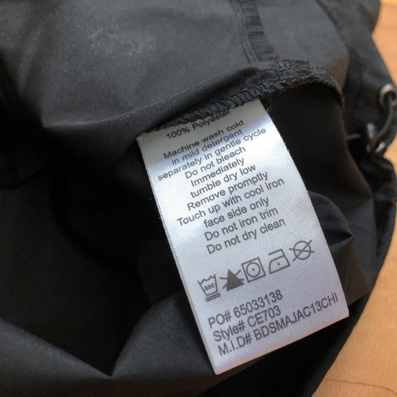 FujiFilm X Black Men Windbreaker Zip Vest Small S - Picture 5 of 8